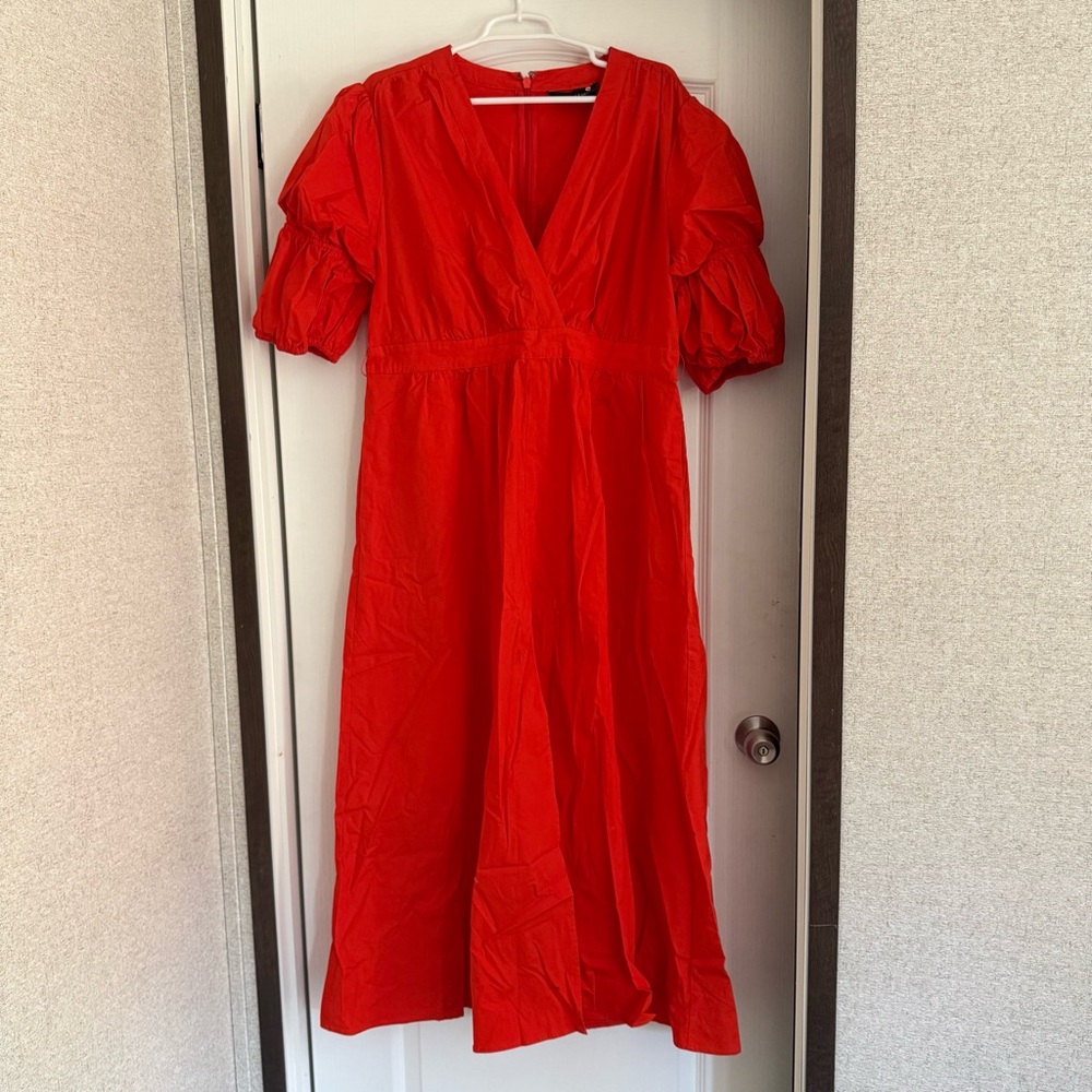 Gabrielle Union Orange Red Dress